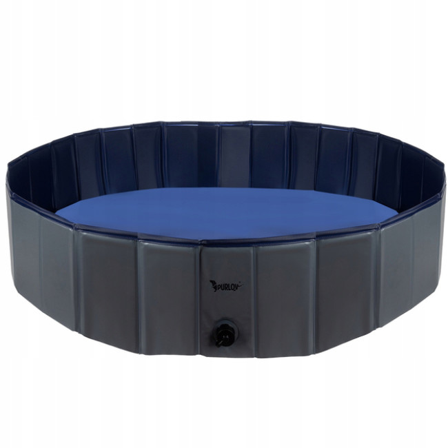 Складной бассейн-манеж для купания и охлаждения собак Purlov 120 х 30 см нескользкое дно (23831)