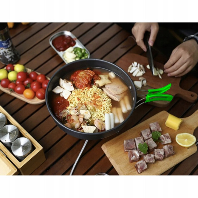 Туристичний посуд Trizand 23667 18 в 1, комплект для 2-х людей