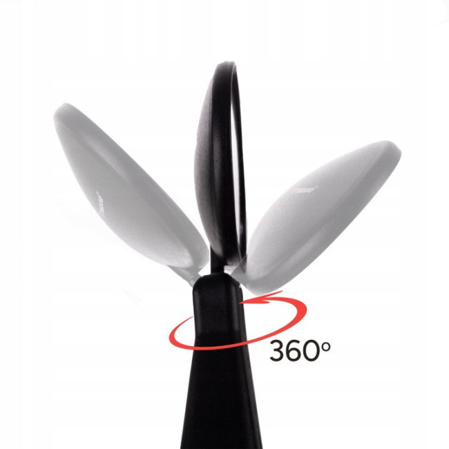 Велосипедное зеркало левое регулируемое 350 градусом Trizand (25781)