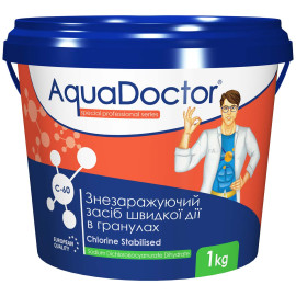 Дезинфектант на основе хлора быстрого действия AquaDoctor C-60 1 кг