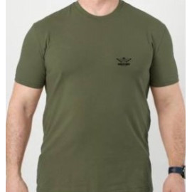 Футболка з принтом MILITARY PLUS олива (MLPLO31)