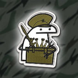 Шеврон SteelCats ФЛОРК 8Х9.5СМ