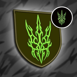Шеврон SteelCats флюорисцентний 