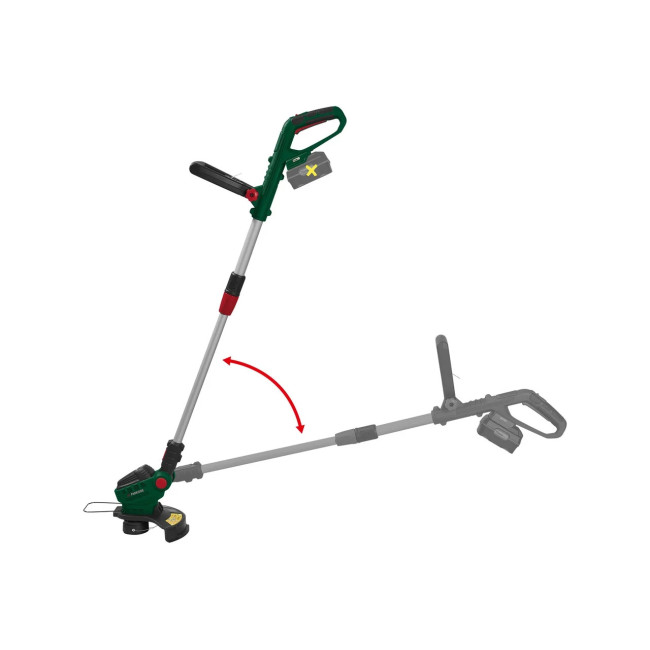 Комбінована косарка Parkside PAMT 20-Li A1 Газонокосарка Акумуляторний тример Газонокосарка 3в1