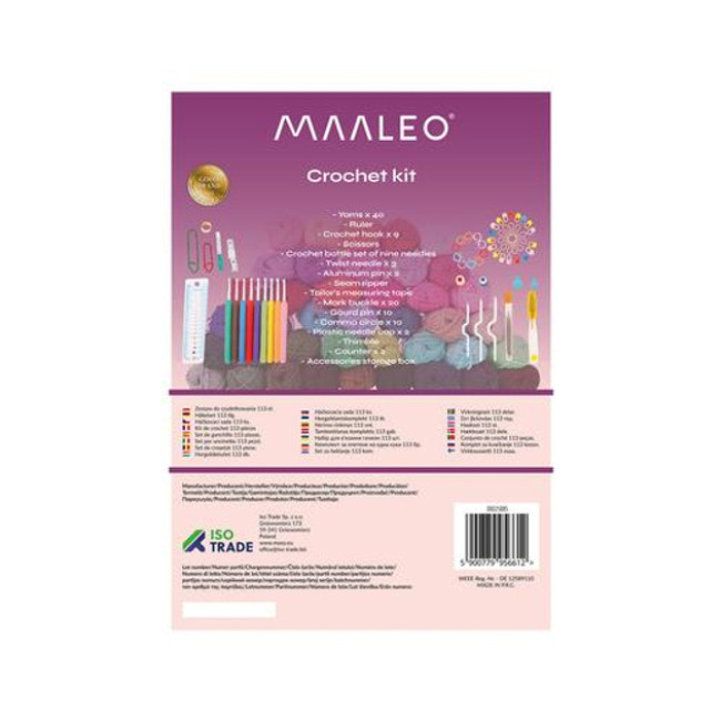 Набір для в'язання гачком 113el. Maaleo 25885/n