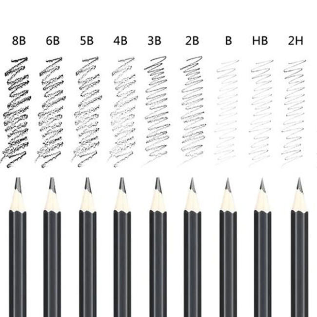 Набір олівців для ескізів 29шт Maaleo 26134