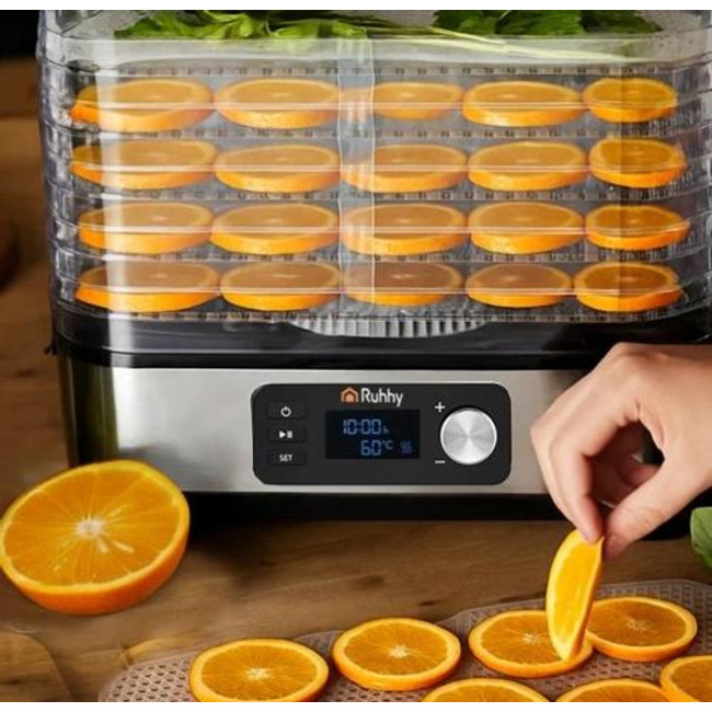 Універсальна сушка RUHHY для фруктів, ягід, зелені, грибів і овочів