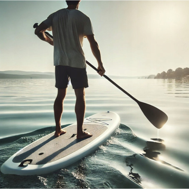 Складане весло для дошки SUP і байдарки Trizand 2в1 регульоване 163 - 229 см 4-секційне (25261)