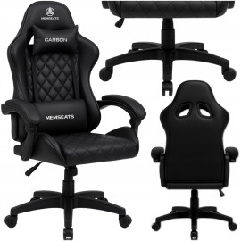 Крісло геймерське офісне Memseats Black (100019)