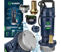 Дренажний насос для грязної та чистої води Wuber 400Вт 5100л/ч W11002 (Польща)