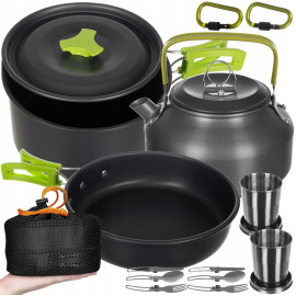 Набір туристичного посуду 18в1 Trizand (Польща)