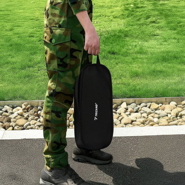 Кемпинговое компактное складное кресло для пикника и рыбалки Trizand + чехол с ручкой (25074)