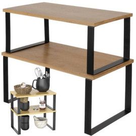 Бамбукова кухонна полиця - 2 шт. Ruhhy 25661