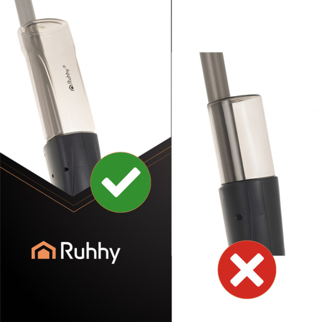 Швабра для прибирання з розпилювачем Ruhhy мікрофібра 41 см ємність 600 мл + 2 серветки (26152)