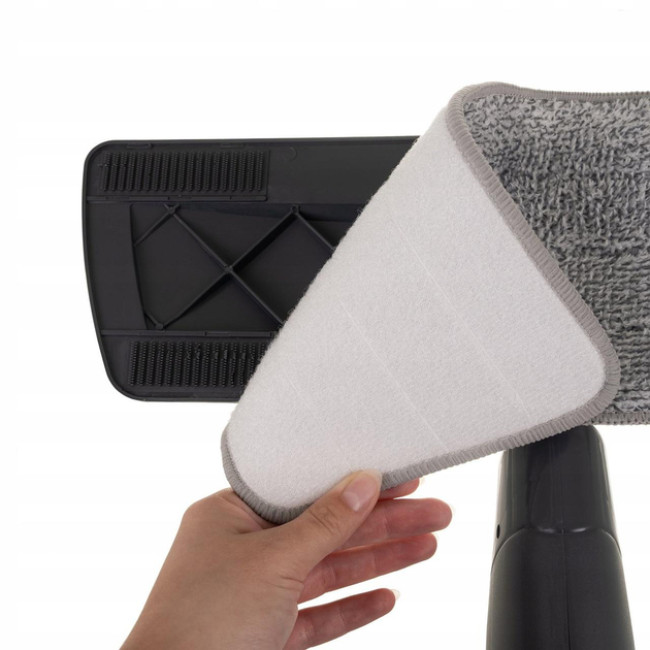 Швабра для прибирання з розпилювачем Ruhhy мікрофібра 41 см ємність 600 мл + 2 серветки (26152)