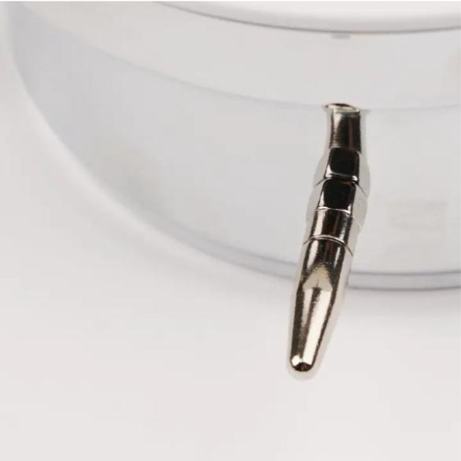 Будильник цифровий Izoxis Retro 26337 електронний настільний чорний метал круглий LED дисплей