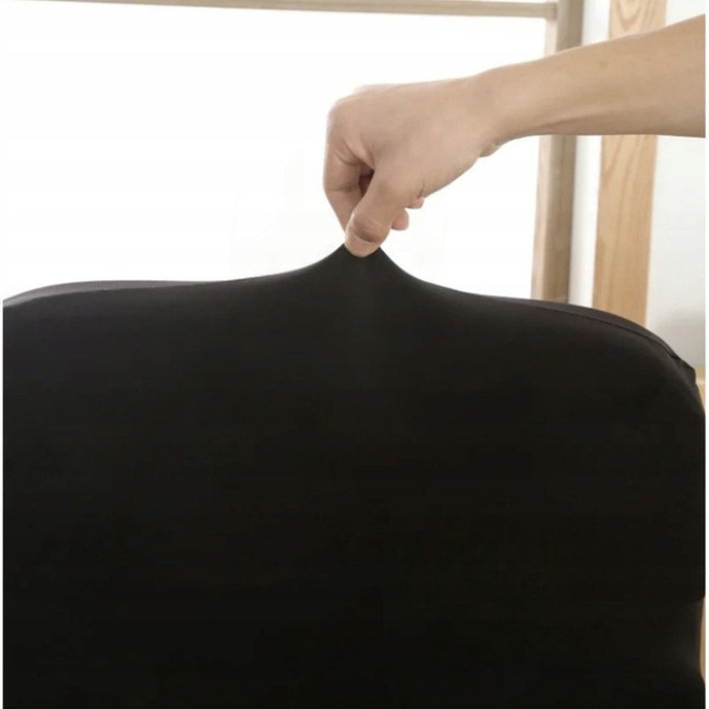 Чехол для офисного кресла, рабочего стула, эластичный, черный, защитный Malatec 22887