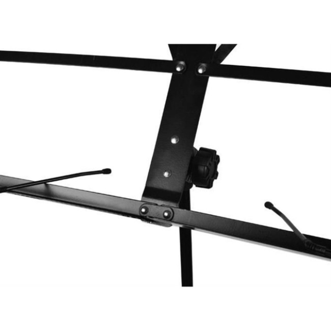 Складной пюпитр стойка для нот с чехлом Malatec регулируемая высота 3 уровня 65 - 90 - 123 см Чёрный (1307)