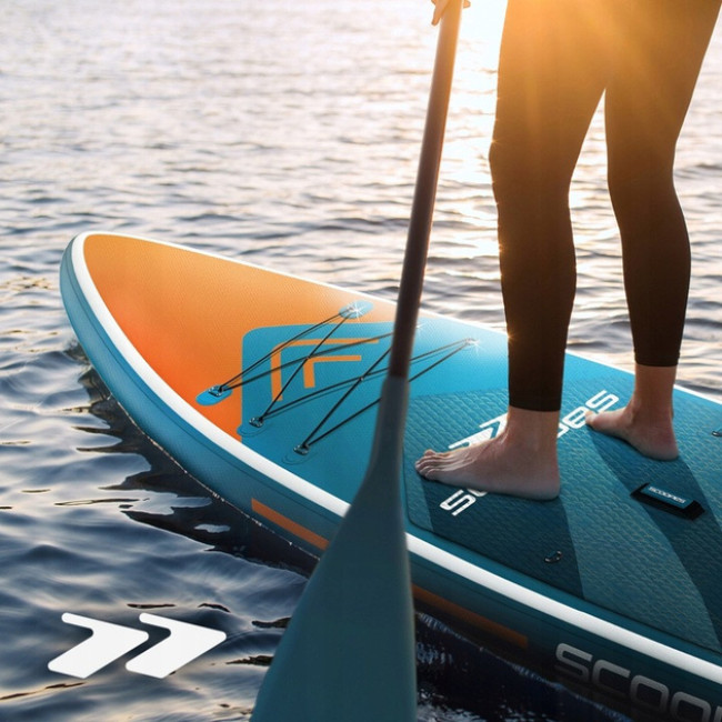Надувна SUP дошка Scoopes Velo 350 см з веслом, сидінням, насосом і повним комплектом аксесуарів (112754)