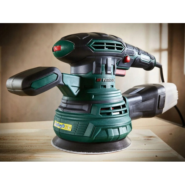 Шліфувальна машина Parkside PEXS 300 C3 ексцентрикова, 300 Вт, 125 мм
