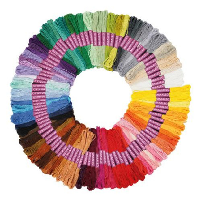 Муліне – набір для вишивання 100 кольорів Maaleo 25724