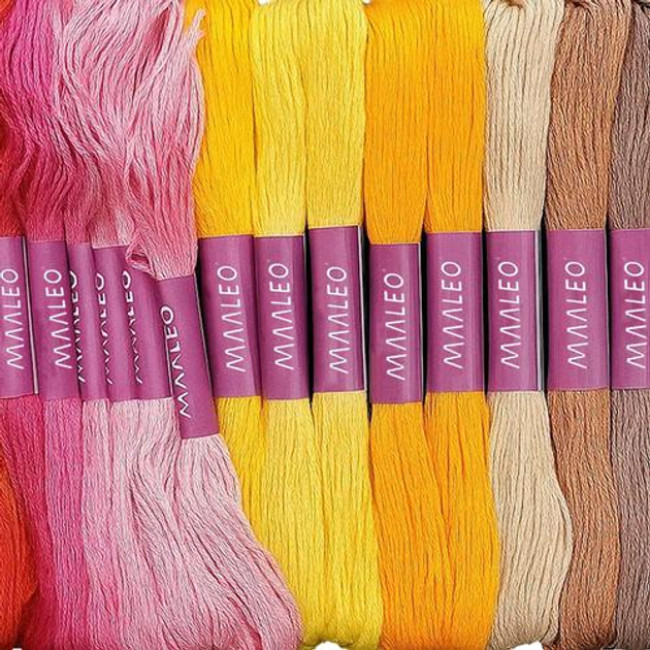 Муліне – набір для вишивання 100 кольорів Maaleo 25724