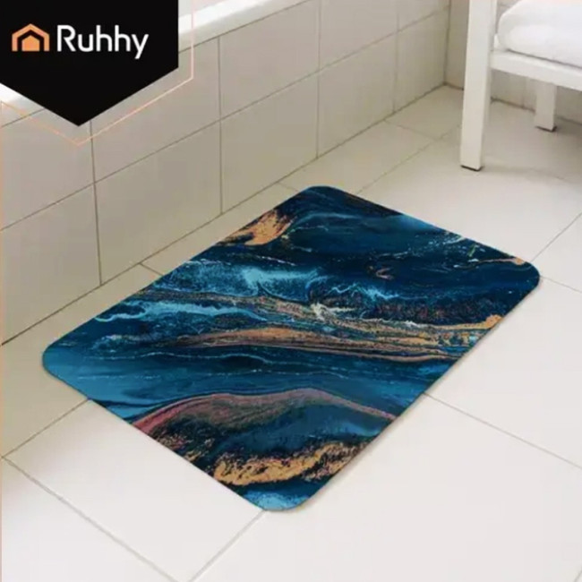 Килимок для ванної кімнати RUHHY 25958 антискользящий быстросохнущий