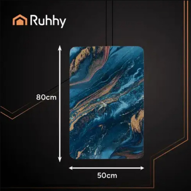 Килимок для ванної кімнати RUHHY 25958 антискользящий быстросохнущий