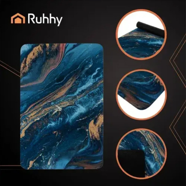 Килимок для ванної кімнати RUHHY 25959 антиковзний швидковисихальний 60х40 см