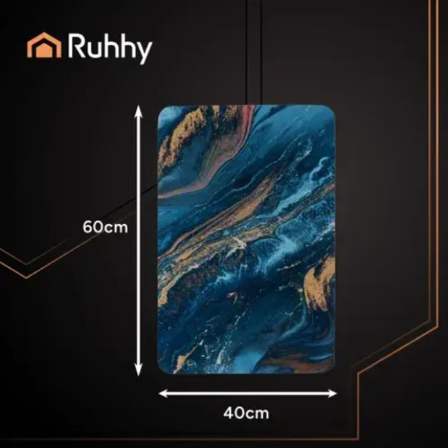 Килимок для ванної кімнати RUHHY 25959 антиковзний швидковисихальний 60х40 см