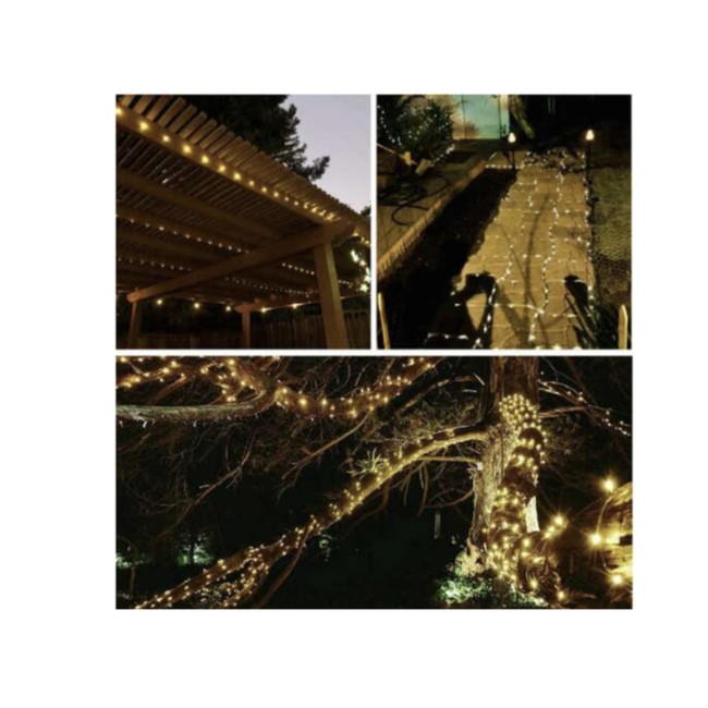 Сонячна гірлянда 15м IP44 Gardlov Елегантне Декоративне Освітлення