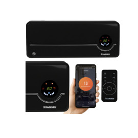 Обігрівач повітряна завіса Аіро Камінер з WiFi + пульт дистанційного керування