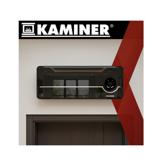 Обогреватель воздушная завеса Airo Kaminer с WiFi + пульт дистанционного управления 26388