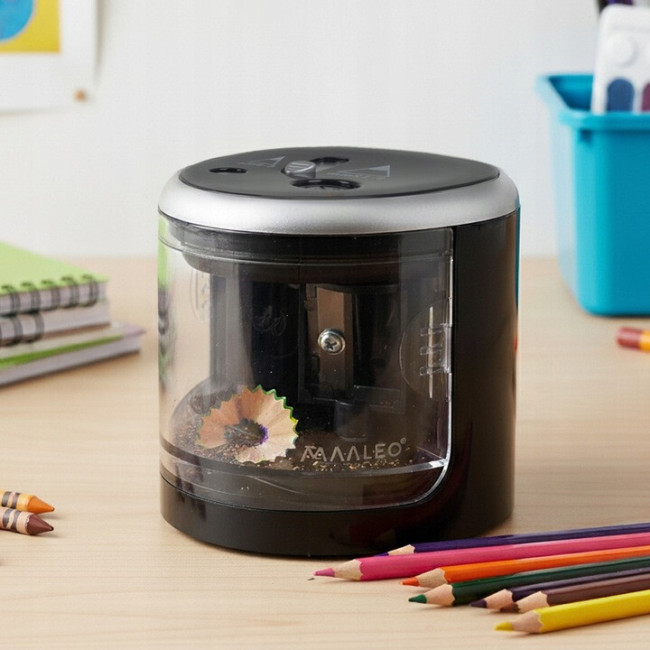 Електрична точилка Maaleo 26046 подвійна, 2 отвори, змінні леза