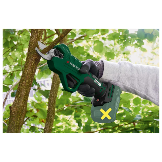 Акумуляторний секатор Parkside PAAS 20-li B1 Сучкоріз акумуляторний Веткоріз на акумуляторі