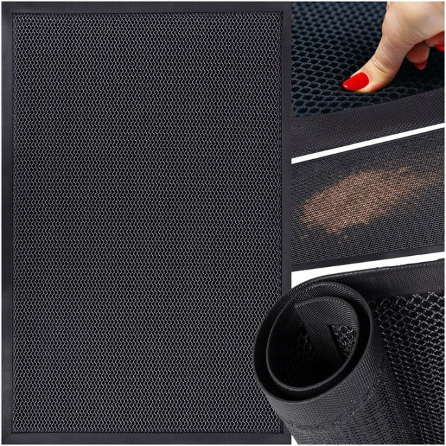 Придверний коврик Ruhhy 26185 (60х90 см, 3D-сетка, противоскальжуючий)