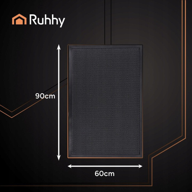 Придверний коврик Ruhhy 26185 (60х90 см, 3D-сетка, противоскальжуючий)