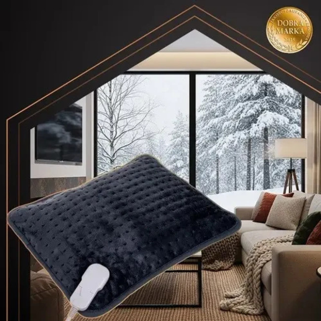 Электрогрелка подушка с подогревом Ruhhy 26220, 40x30 см 50 Вт, 4 режима