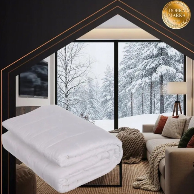 Електропростинь з підігрівом Ruhhy 26223 електричний двоспальний наматрацник 140 Вт 2 зони з таймером 203x152 см