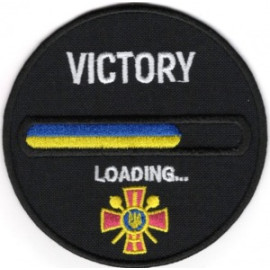 Шеврон SteelCats Victory Loading... \ кол \ тк.чорна \ нарукавна емблема (3045)