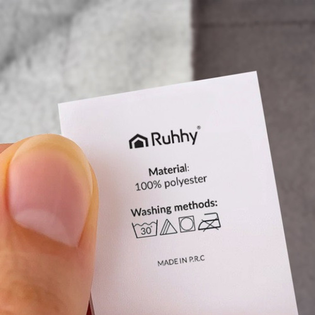 Плотний двусторонній плед-покривало Ruhhy двоспальний 150 х 200 см Сірий (26292)