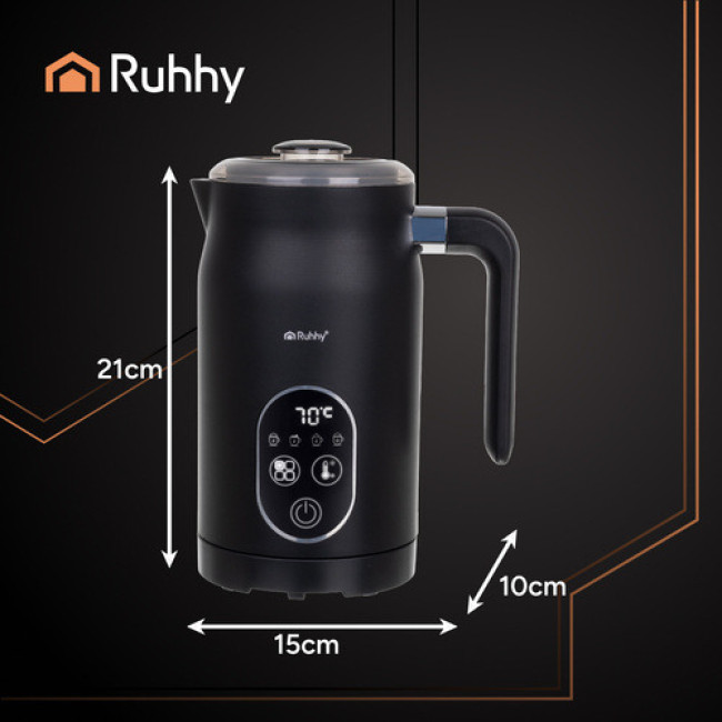Капучинатор электрический вспенитель молока с дисплеем 500 Вт Ruhhy 26649