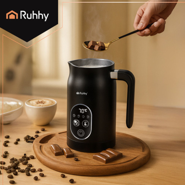 Капучинатор електричний вспінювач молока з дисплеєм 500 Вт Ruhhy 26649/n