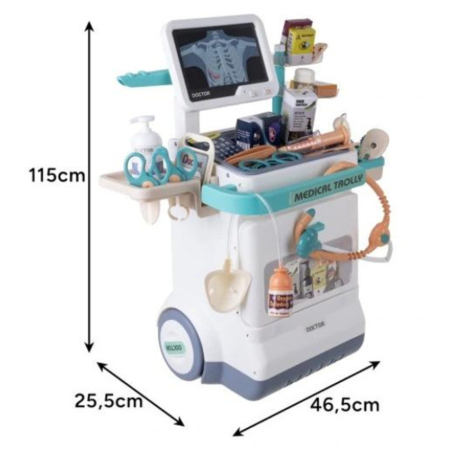 Іграшковий набір лікаря на колясці XXL