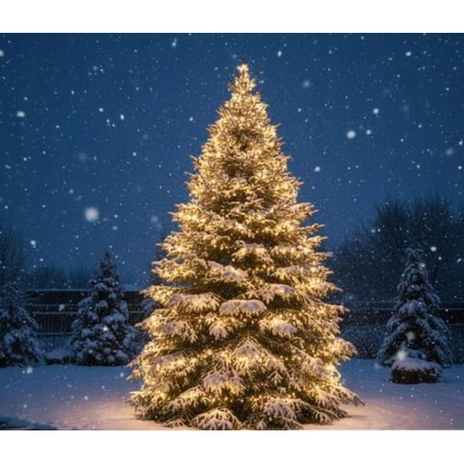 Новорічна гірлянда для дому та вулиці, теплий світ