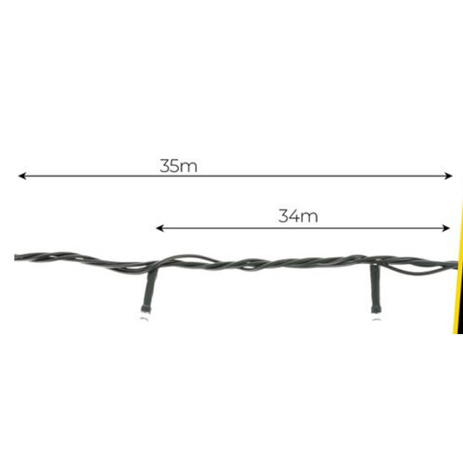 Новорічна гірлянда для дому та вулиці, теплий світ