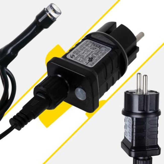 Новорічна гірлянда для дому та вулиці, теплий світ