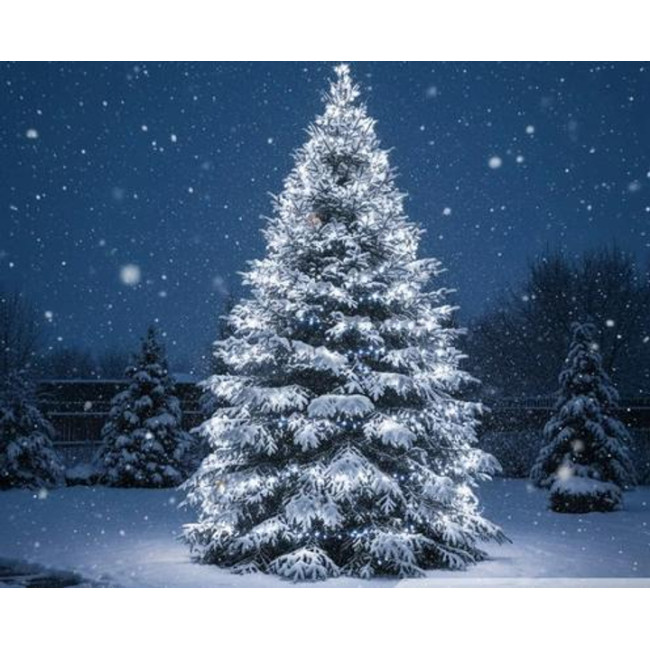 Світлодіодна гірлянда 35 м, біле світло, підходить для вулиці