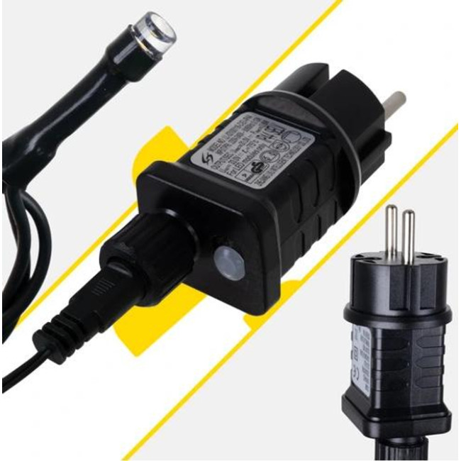 Світлодіодна гірлянда 35 м, біле світло, підходить для вулиці