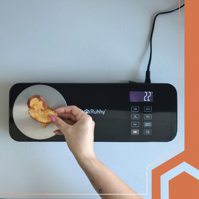 Вакууматор с весами и ножом Ruhhy 24756 вакуумный упаковщик 120 Вт